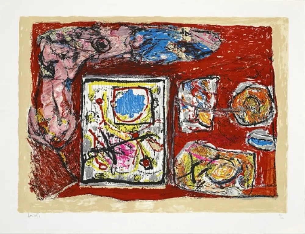 Litografía Doucet - Rivages-visages-paysages du Sepik