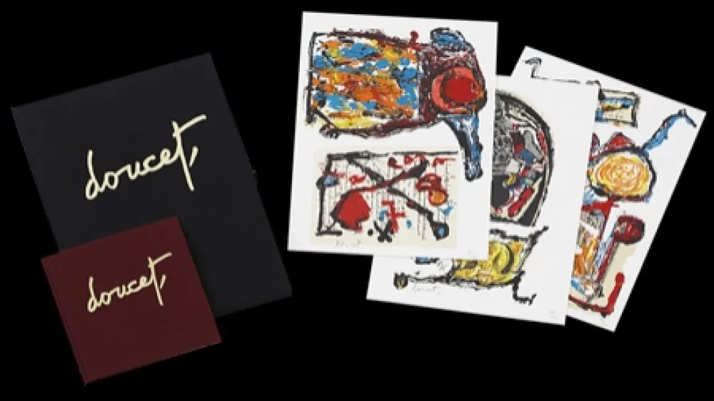 Litografía Doucet - Traces du quotidien