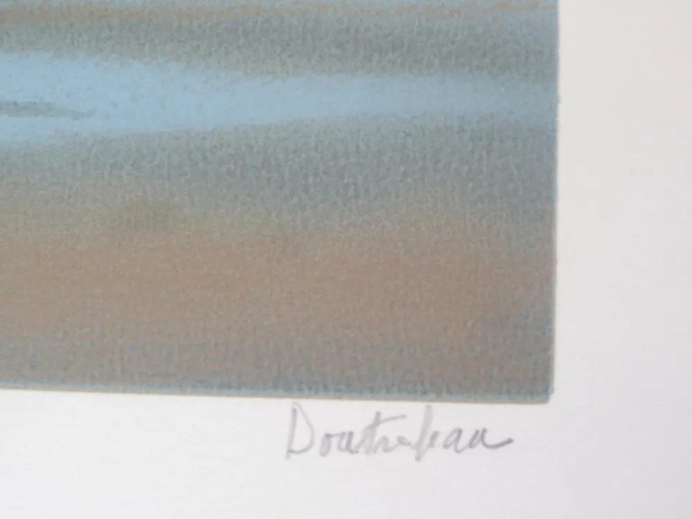 Litografía Doutreleau - La vague