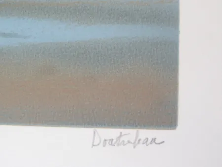 Litografía Doutreleau - La vague