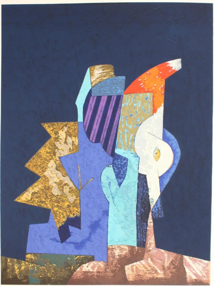 Serigrafía Dova  - FIGURE NELLA NOTTE