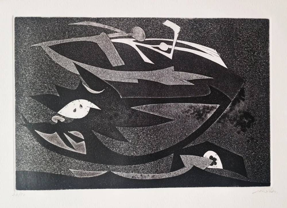 Aguafuerte Y Aguatinta Dova  - Senza titolo