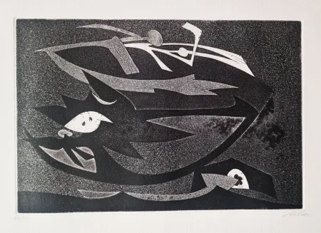 Aguafuerte Y Aguatinta Dova  - Senza titolo