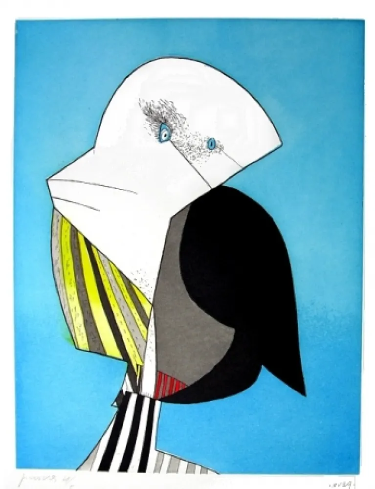 Aguafuerte Y Aguatinta Dova  - Senza titolo