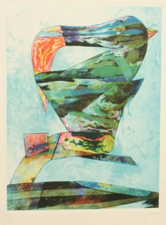 Aguafuerte Y Aguatinta Dova  - UCCELLO DI BRETAGNA