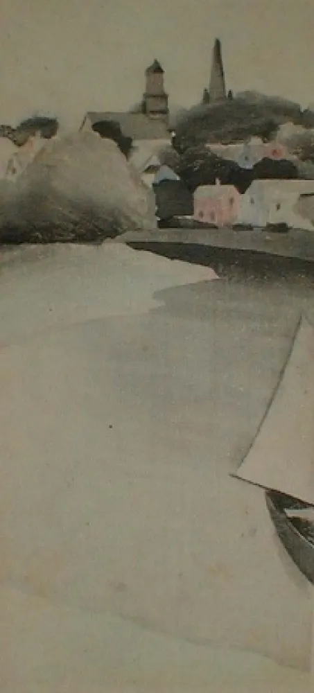 Relieve Dow - Harbor Scene