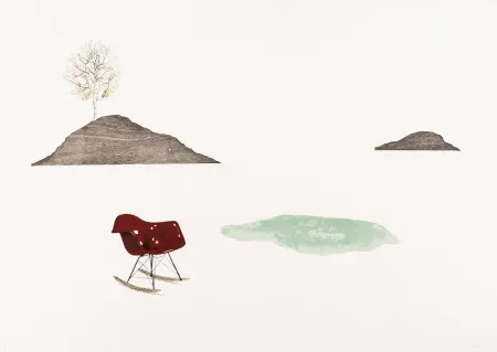 Litografía Drummond - To the Rocket Station