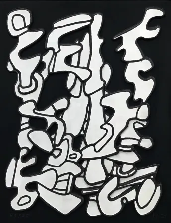 Serigrafía Dubuffet - ARBORESCENSES I