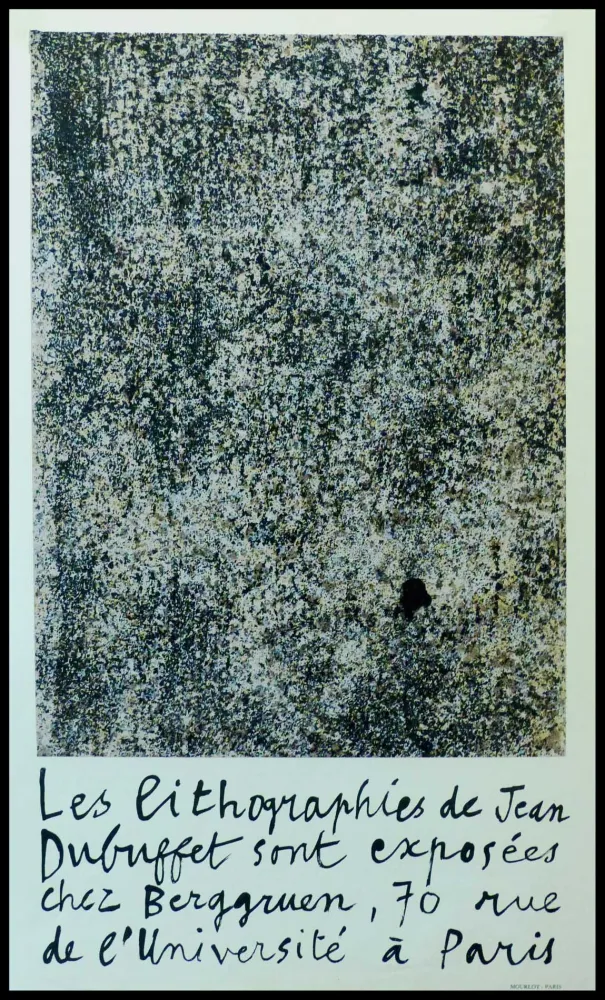 Cartel Dubuffet - GALERIE BERGGRUEN 