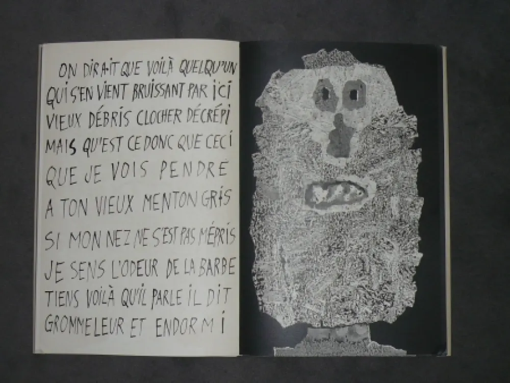 Libro Ilustrado Dubuffet - La fleur de barbe