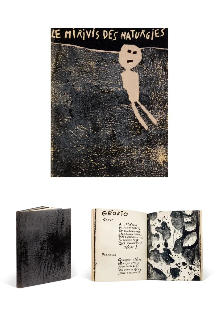 Libro Ilustrado Dubuffet - LE MIRIVIS DES NATURGIES. 16 lithographies originales (1962-1963)