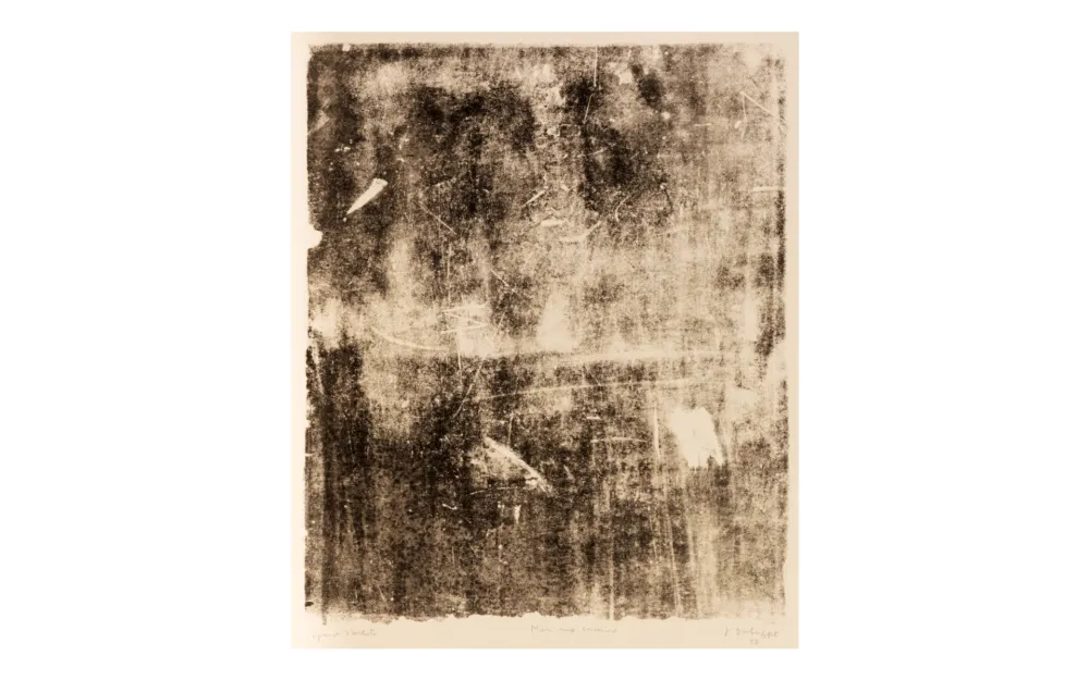 Litografía Dubuffet - MUR AUX SOUVENIRS - 1958