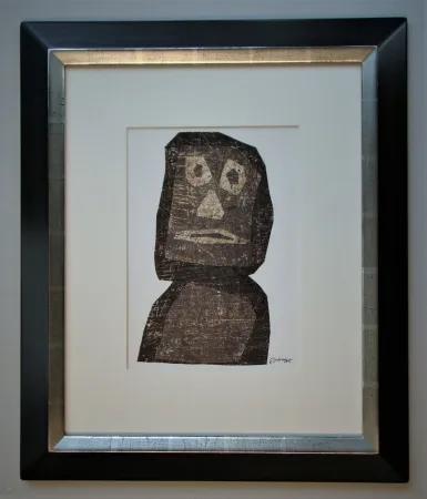 Litografía Dubuffet - Personnage