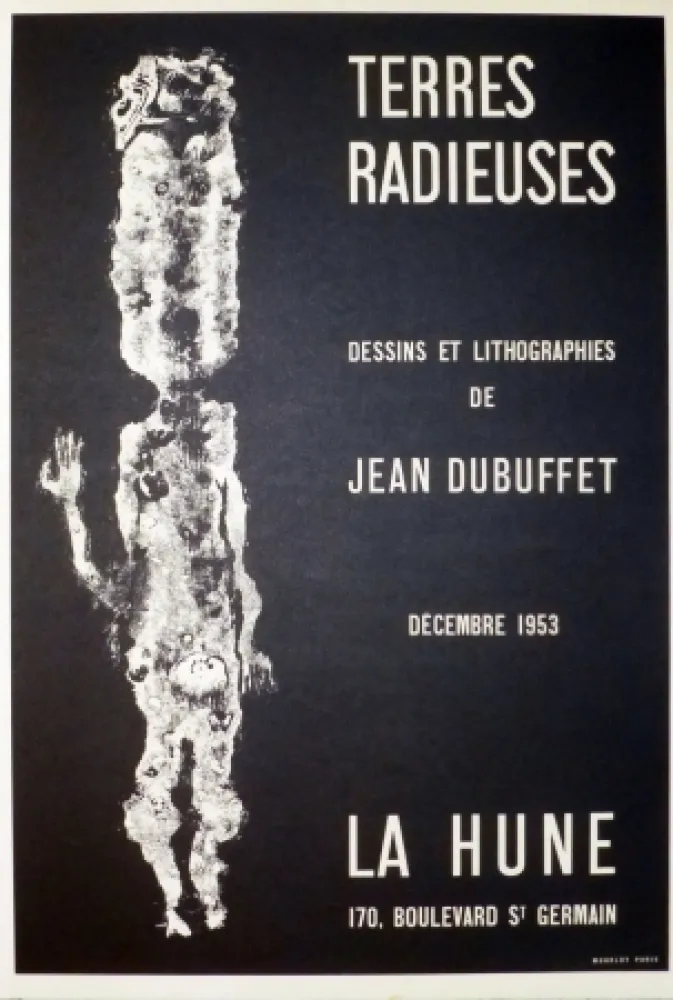 Litografía Dubuffet - Terre radieuse, la hune