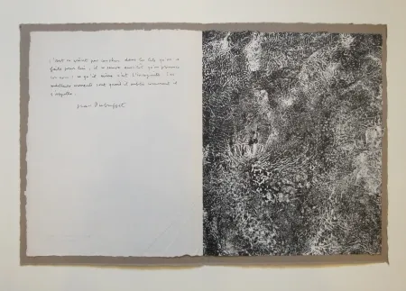 Litografía Dubuffet - Untitled