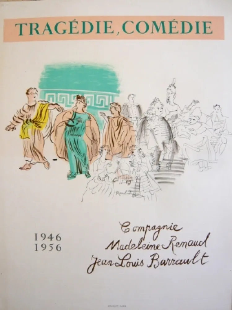 Cartel Dufy - Affiche Tragédie Comédie 