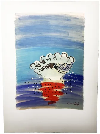 Litografía Dufy - COQUILLAGE. Hommage à Raoul Dufy (1955)