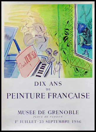Litografía Dufy - DIX ANS DE PEINTURES FRANCAISES MUSEE DE GRENOBLE
