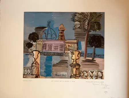 Grabado En Madera Dufy - La jeté du casino de Nice 