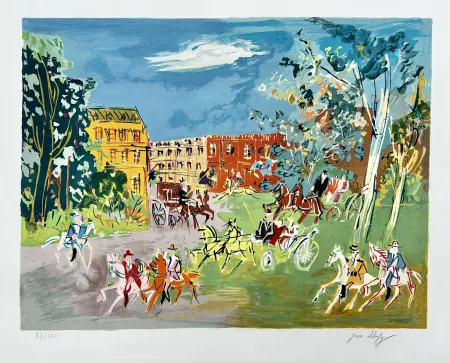 Litografía Dufy - La Promenade