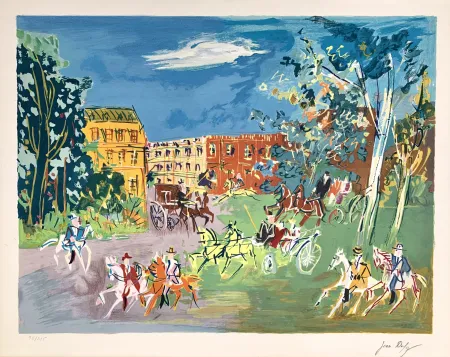Litografía Dufy - La Promenade