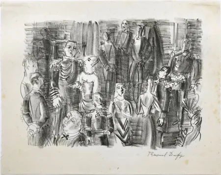 Litografía Dufy - Le Bal chez L’Amiral 