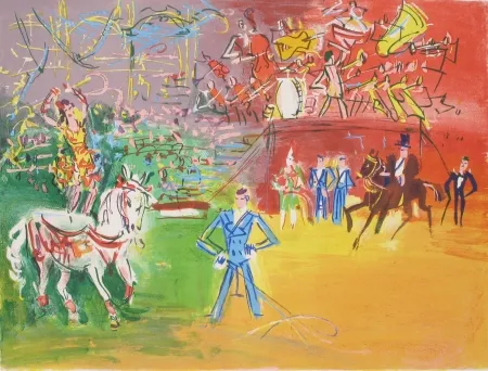 Litografía Dufy - Le Cirque