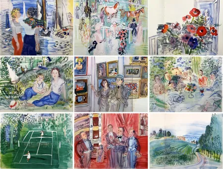 Libro Ilustrado Dufy - MON DOCTEUR LE VIN (19 aquarelles. 1936)