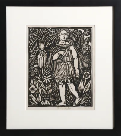 Sin Técnico Dufy - Orphée (for Le bestiaire ou Cortège d'Orphée de G. Apollinaire)