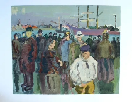 Litografía Dufy - Quia a Rouen