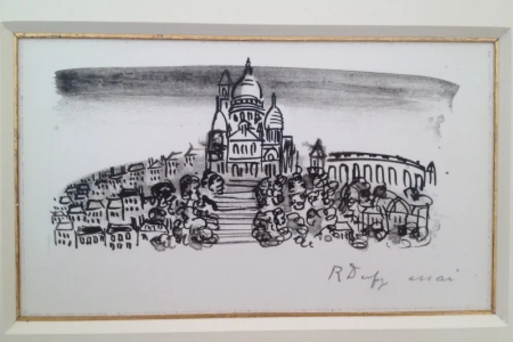 Litografía Dufy - Sacre Coeur