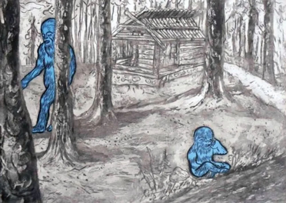 Aguafuerte Y Aguatinta Düne - Morstuga