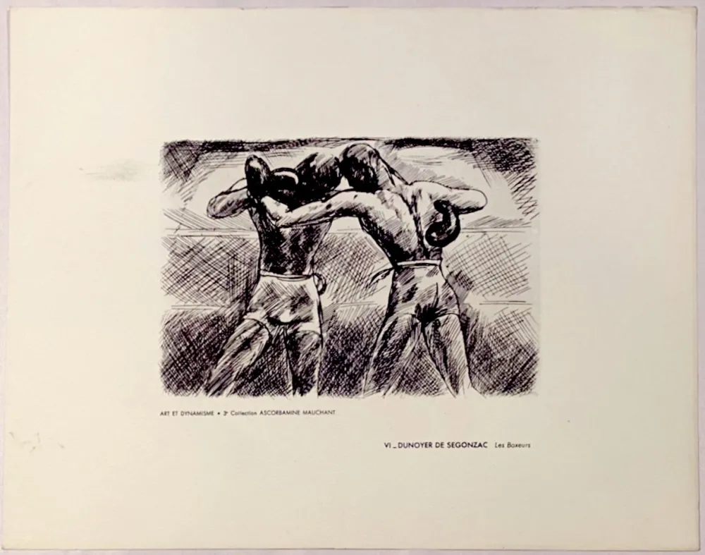 Grabado Dunoyer De Segonzac - Les Boxeurs, ca.