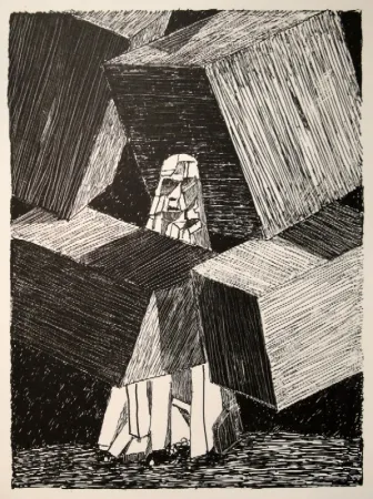 Litografía Dürrenmatt - Selbstgespräch