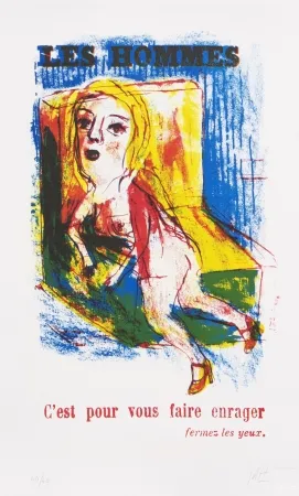 Litografía Dutertre - C'est pour vous faire enrager