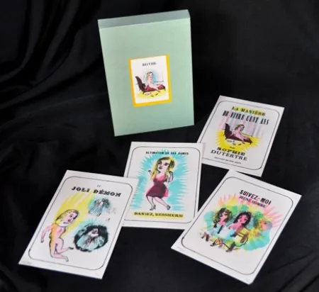 Litografía Dutertre - La manière de vivre 100 ans