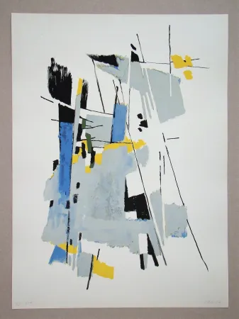 Litografía Eble - Gegenstandlose Komposition