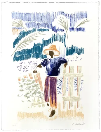 Litografía Eckhardt - Sans titre 3