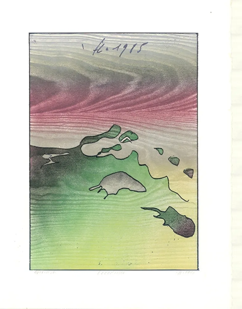 Grabado En Madera Eggenschwiler - Cocodrillo