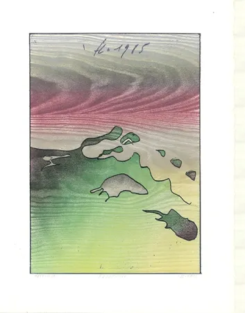 Grabado En Madera Eggenschwiler - Cocodrillo