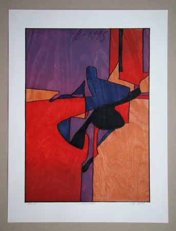 Grabado En Madera Eggenschwiler - Comedia