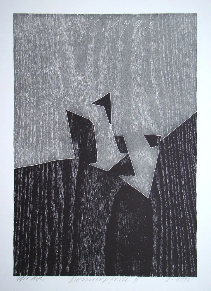 Grabado En Madera Eggenschwiler - Donnerpfeile II.