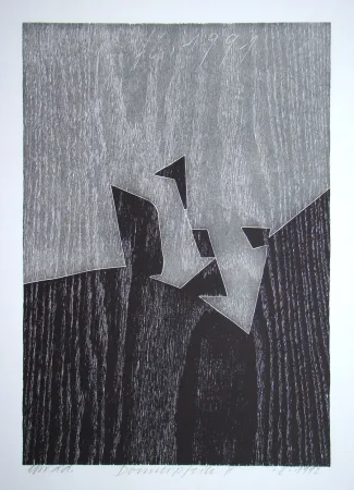 Grabado En Madera Eggenschwiler - Donnerpfeile II.