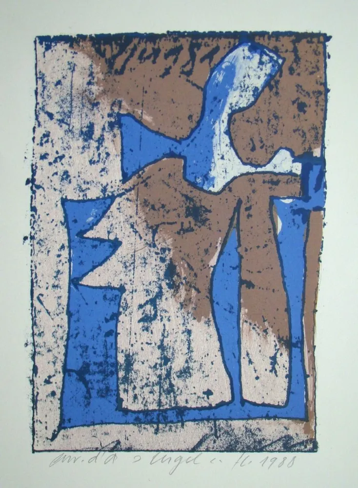 Grabado En Madera Eggenschwiler - Engel