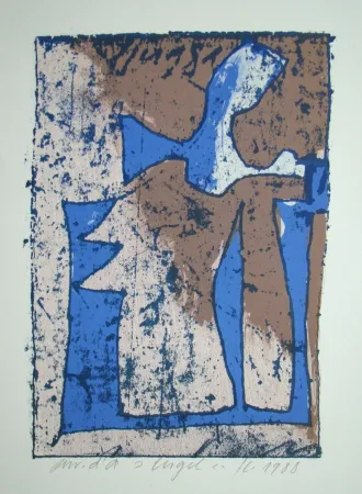 Grabado En Madera Eggenschwiler - Engel