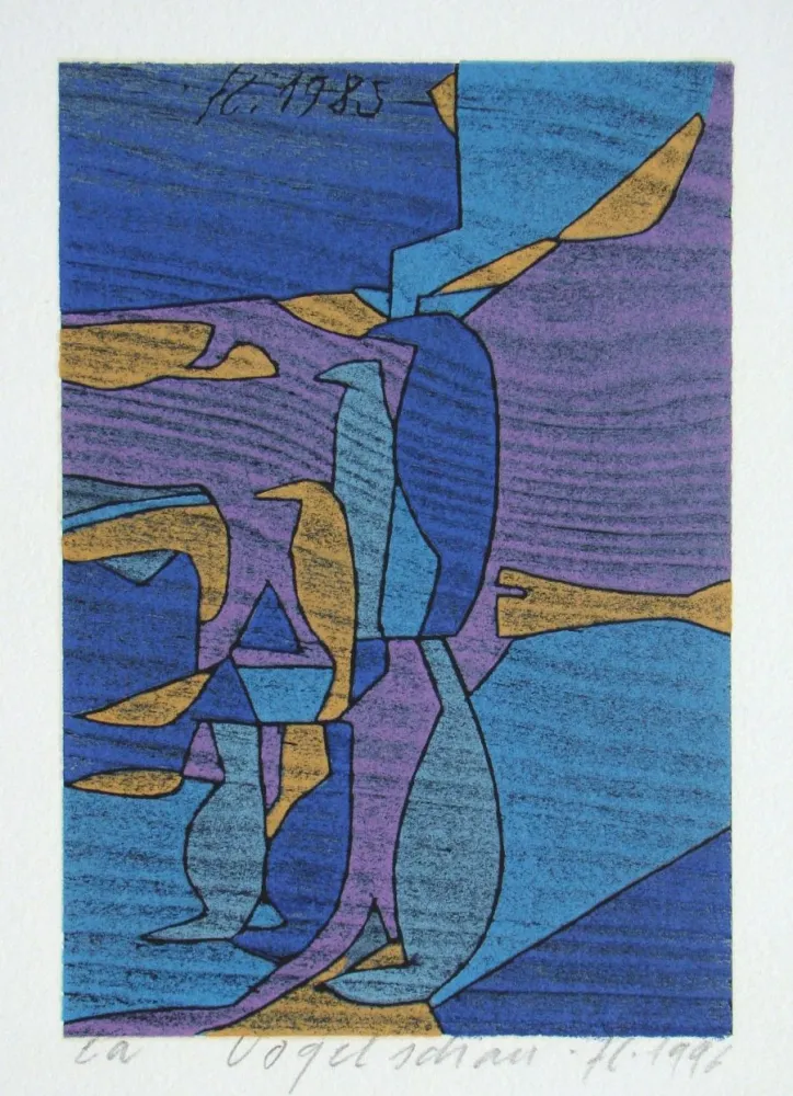 Grabado En Madera Eggenschwiler - Vogelschau