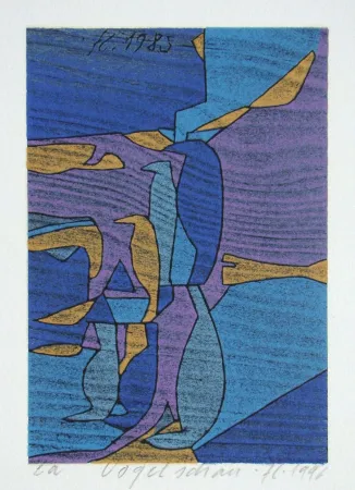 Grabado En Madera Eggenschwiler - Vogelschau