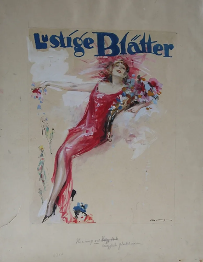 Sin Técnico Ehrenberger - Design for cover of ¨Lustige Blätter