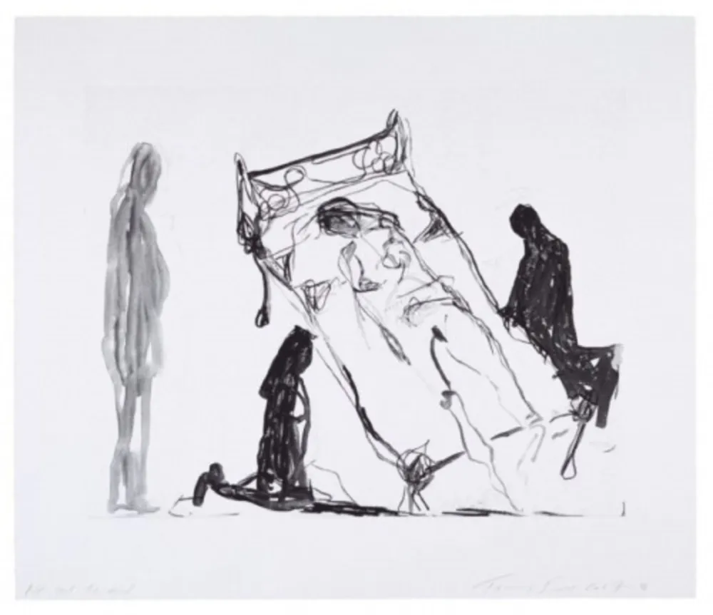 Litografía Emin - Not Yet the End