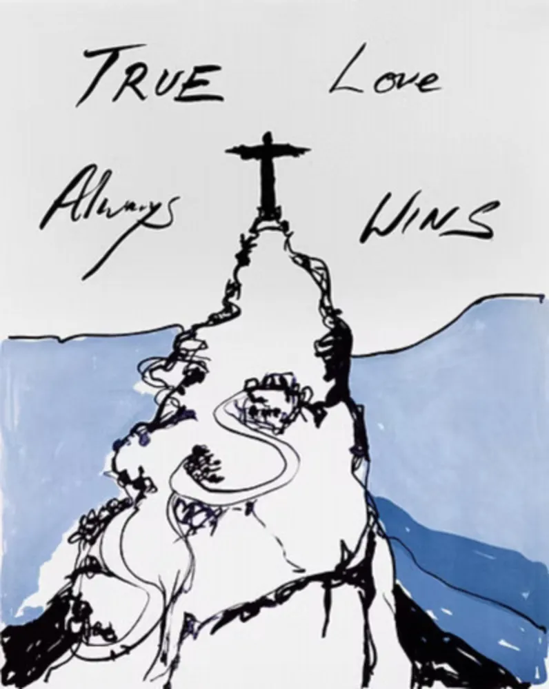 Litografía Emin - True Love Always Wins